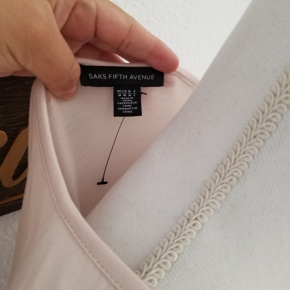 Saks Fifth Avenue off the shoulder blouse. - Picture 4 of 4